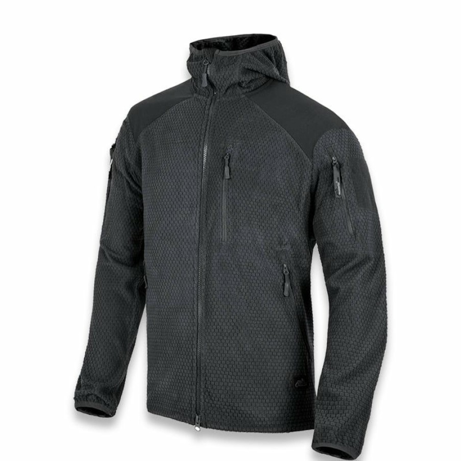 Apparel Helikon-Tex | Helikon-Tex Alpha Hoodie Jacket, Black Bl-Alh-Fg-01 High Quality