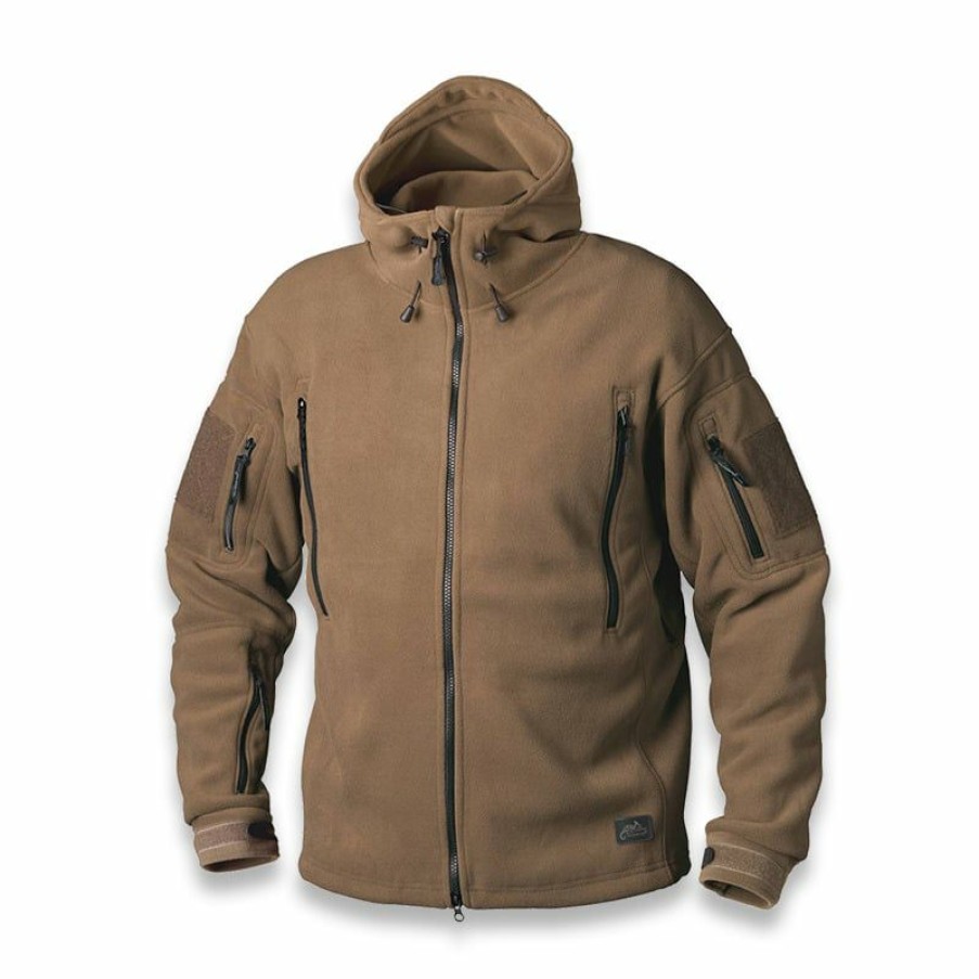 Apparel Helikon-Tex | Helikon-Tex Patriot Double Fleece Jacket, Coyote Bl-Pat-Hf-11 Hot Selling