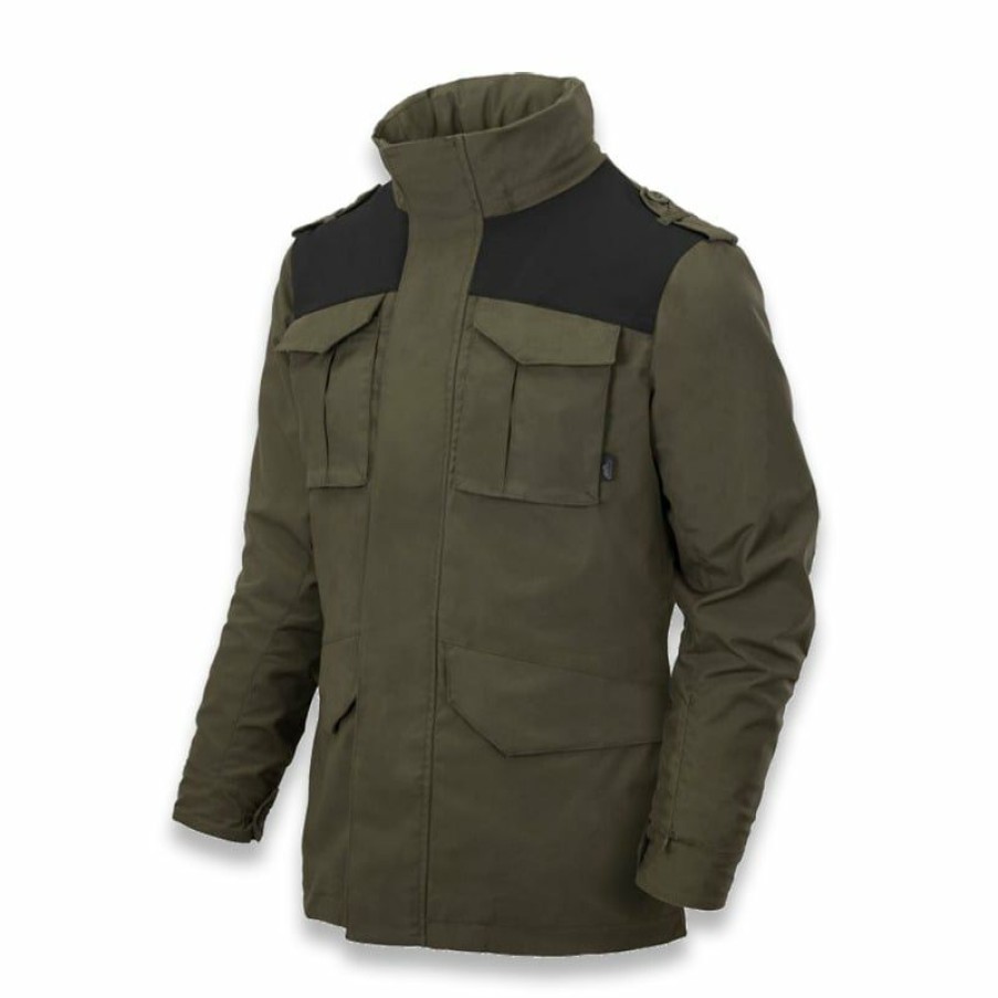 Apparel Helikon-Tex | Helikon-Tex Covert M-65 Jacket, Taiga Green/Black Ku-C65-Dc-0901A Best Quality