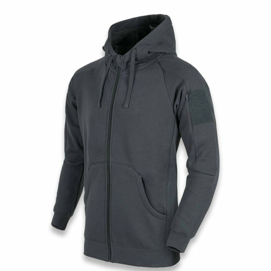 Apparel Helikon-Tex | Helikon-Tex Urban Tactical Hoodie Lite Fullzip, Grey Bl-Ulf-Cb-19 Sale