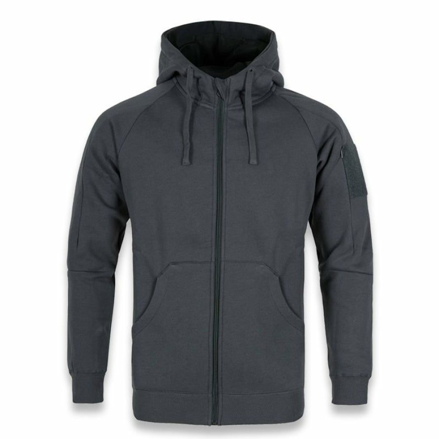 Apparel Helikon-Tex | Helikon-Tex Urban Tactical Hoodie Lite Fullzip, Grey Bl-Ulf-Cb-19 Sale