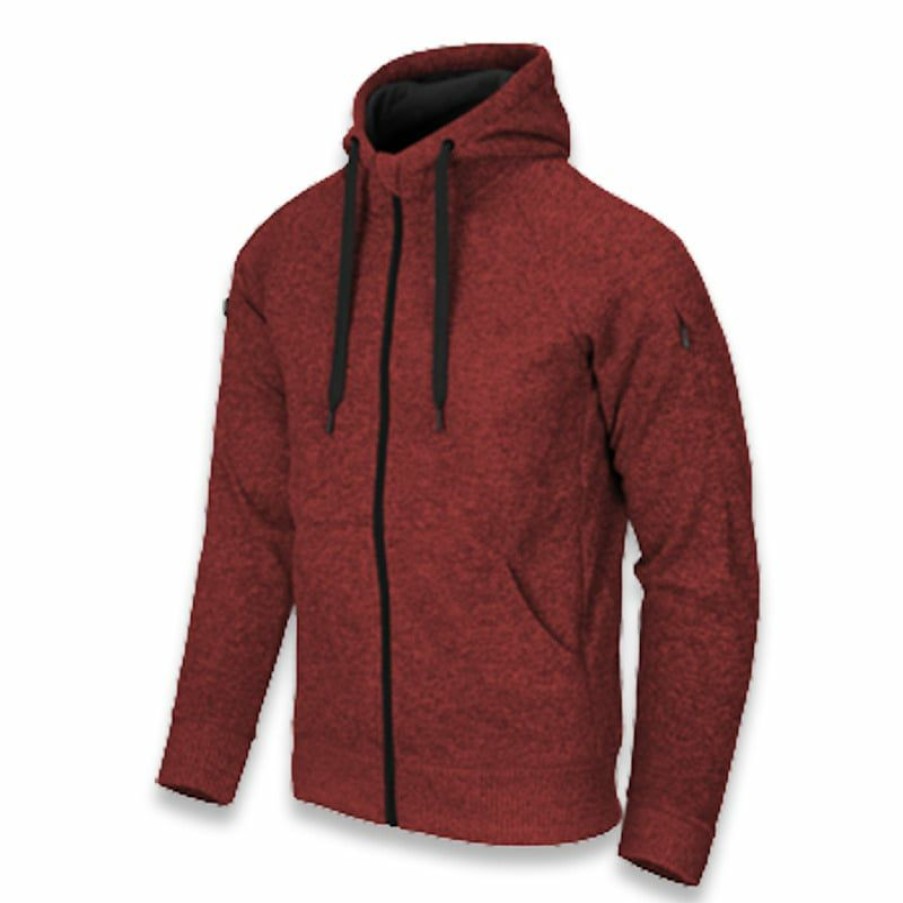 Apparel Helikon-Tex | Helikon-Tex Covert Tactical Hoodie, Red Melange Bl-Chf-Sf-M5 Hot Sale