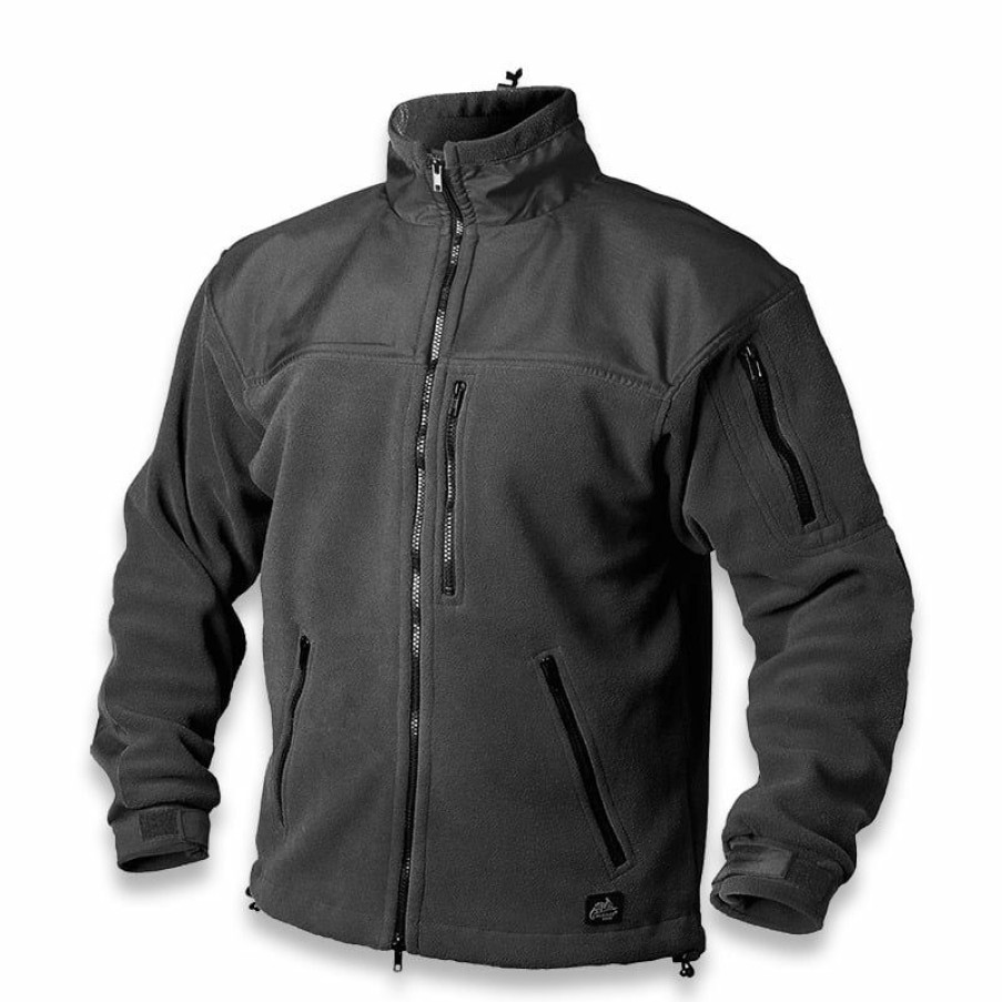 Apparel Helikon-Tex | Helikon-Tex Classic Army Fleece Jacket, Black Bl-Caf-Fl-01 Cheap