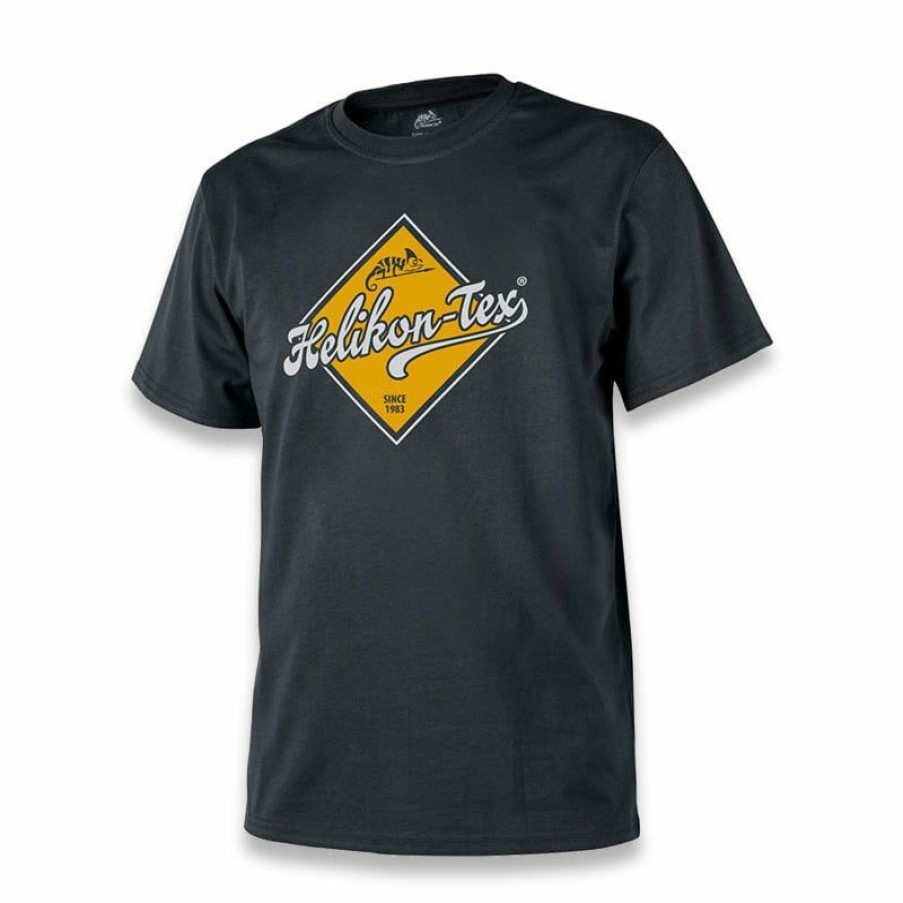 Apparel Helikon-Tex | Helikon-Tex Road Sign T-Shirt, Black Ts-Hrs-Co-01 Fire Sale