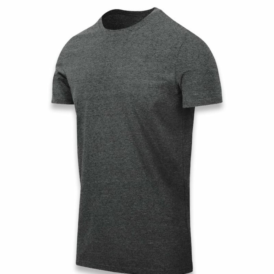 Apparel Helikon-Tex | Helikon-Tex Slim T-Shirt, Melange Black-Grey Ts-Tss-Cc-M1 Exclusive Design