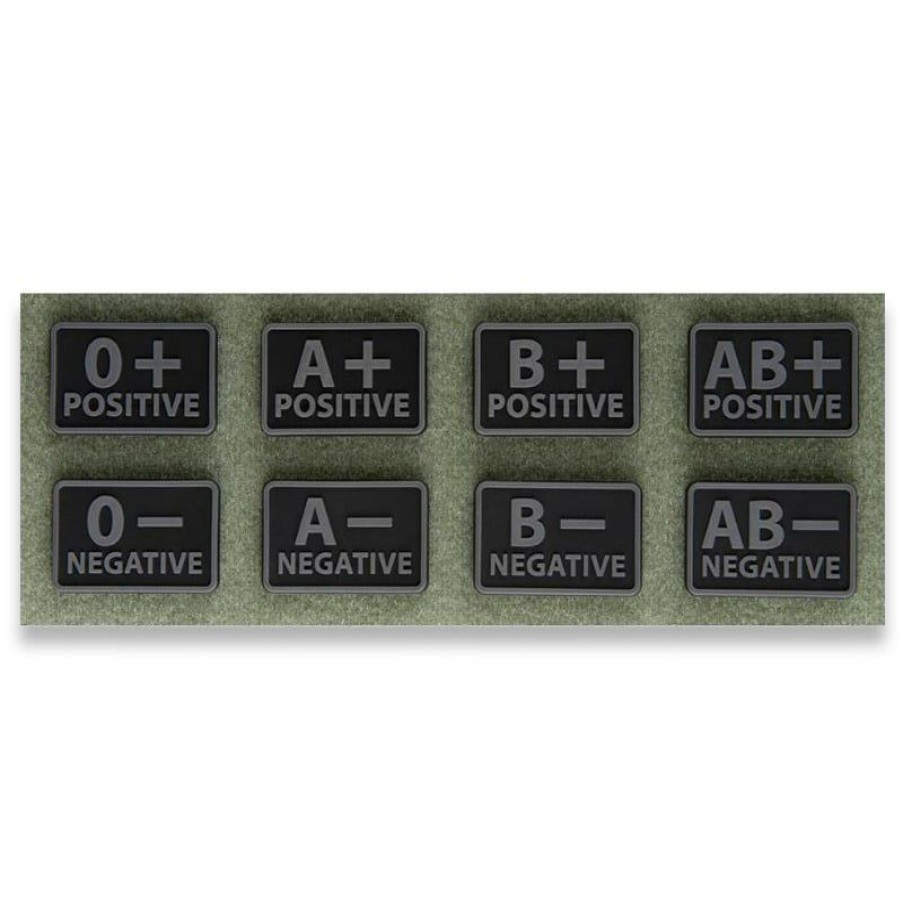 Apparel Helikon-Tex | Helikon-Tex Blood (Set 2Pcs.) Morale Patch, Black Od-Blp-Rb-01 High Quality