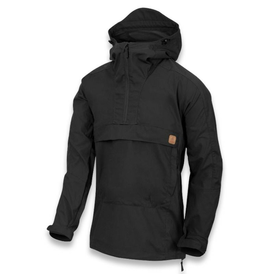 Apparel Helikon-Tex | Helikon-Tex Woodsman Anorak Jacket, Black Ku-Wdn-Dc-01 Hot Selling