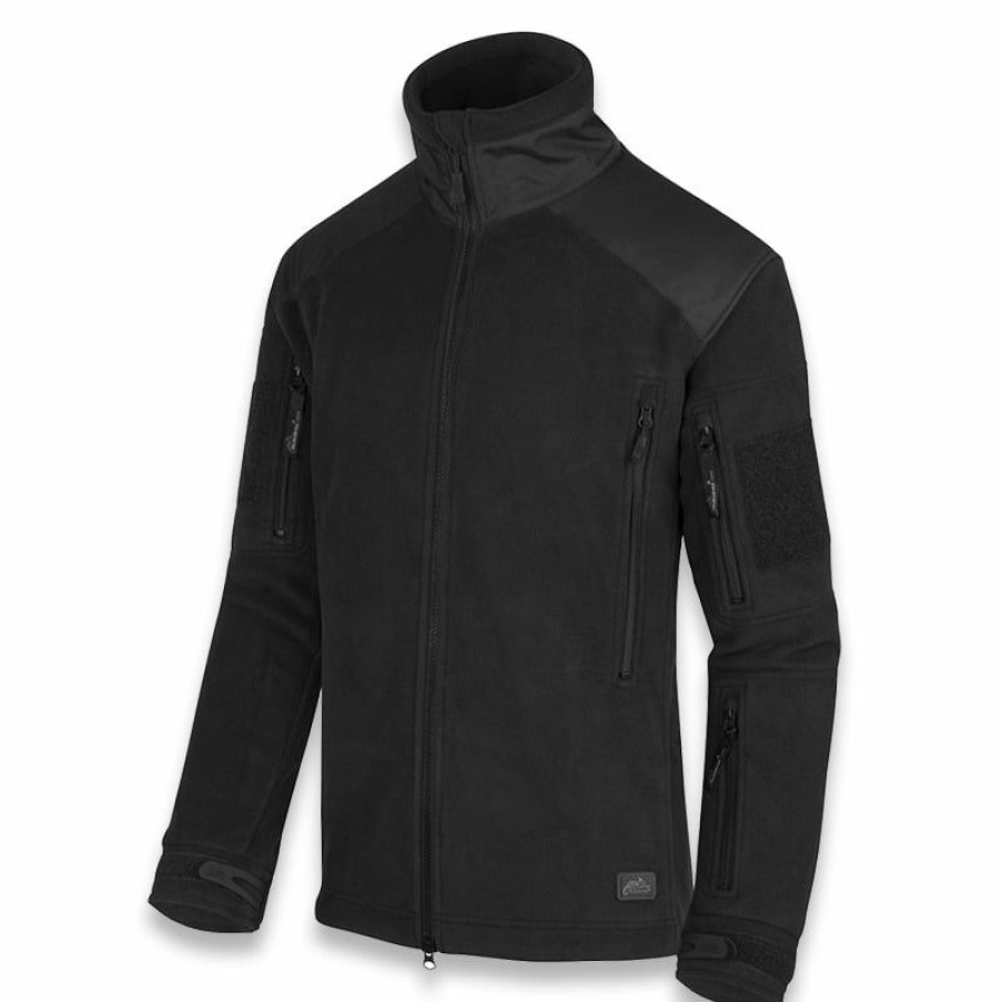 Apparel Helikon-Tex | Helikon-Tex Liberty Double Fleece Jacket, Black Bl-Lib-Hf-01 Fire Sale