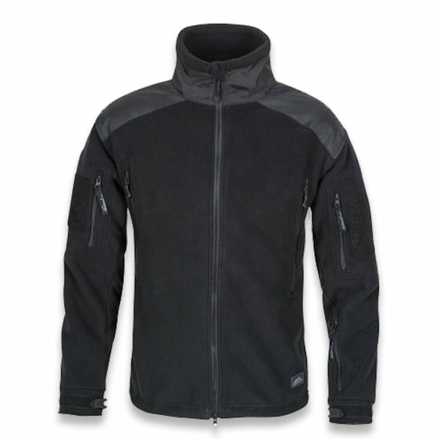 Apparel Helikon-Tex | Helikon-Tex Liberty Double Fleece Jacket, Black Bl-Lib-Hf-01 Fire Sale