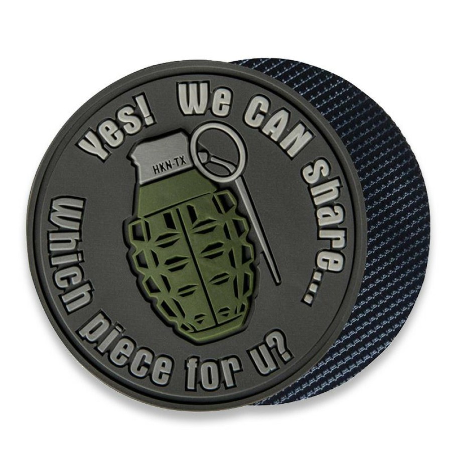 Apparel Helikon-Tex | Helikon-Tex We Can Share Morale Patch, Grey Od-Gsh-Rb-19 New Threads