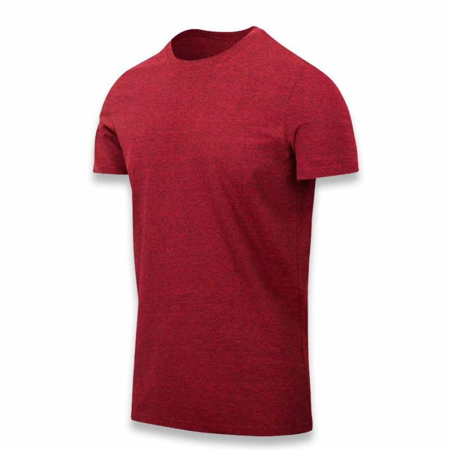 Apparel Helikon-Tex | Helikon-Tex Slim T-Shirt, Melange Red Ts-Tss-Cc-M5 Cut Price