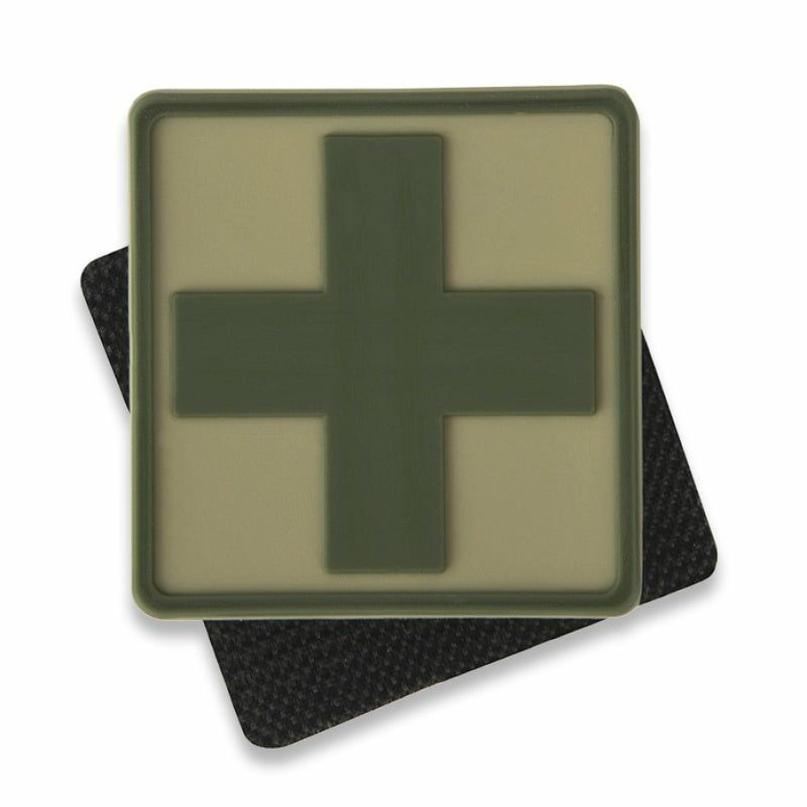 Apparel Helikon-Tex | Helikon-Tex Medic Cross Morale Patch, Khaki Od-Med-Rb-13 Hot Selling