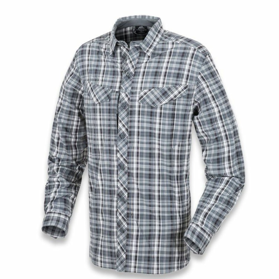 Apparel Helikon-Tex | Helikon-Tex Defender Mk2 City Shirt, Stone Plaid Ko-Dct-Sn-P1901 Top Selling