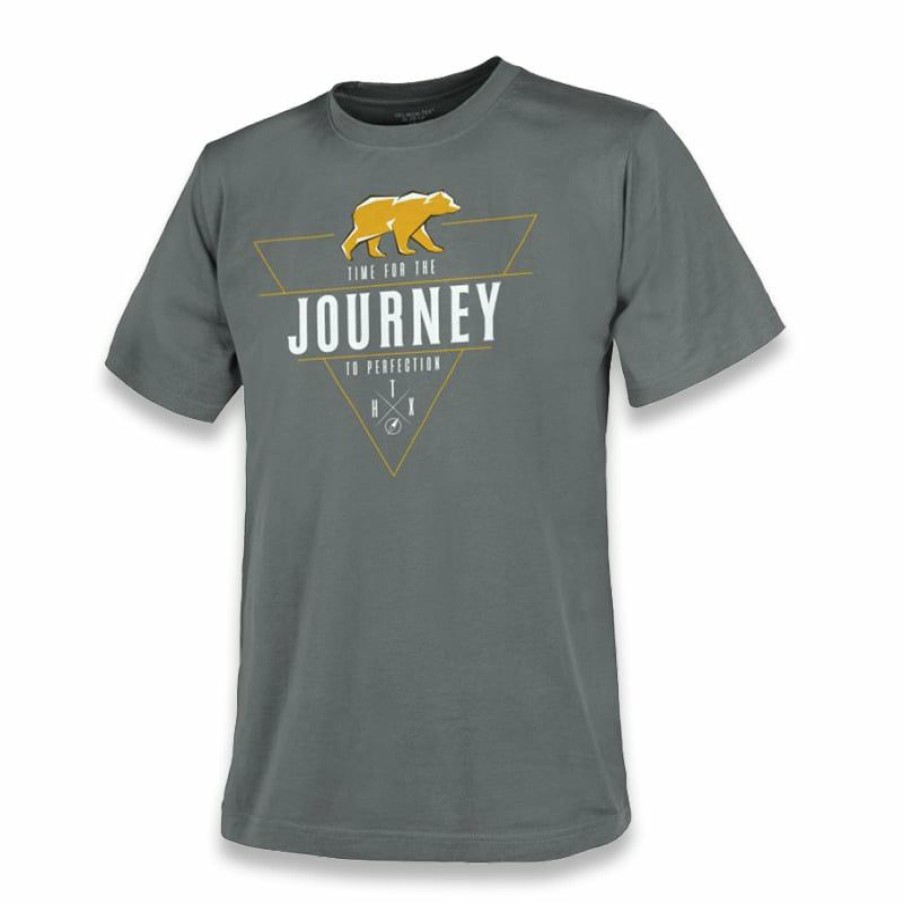 Apparel Helikon-Tex | Helikon-Tex Journey To Perfection T-Shirt, Shadow Grey Ts-Jtp-Co-35 Hot Selling