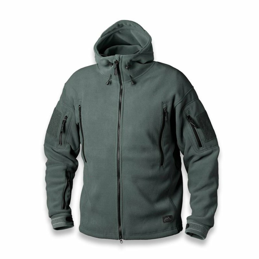 Apparel Helikon-Tex | Helikon-Tex Patriot Double Fleece Jacket, Folliage Green Bl-Pat-Hf-21 Fire Sale