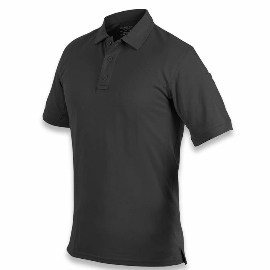 Apparel Helikon-Tex | Helikon-Tex Utl Polo Shirt Topcool Lite, Black Pd-Utl-Tl-01 Outlet Sale