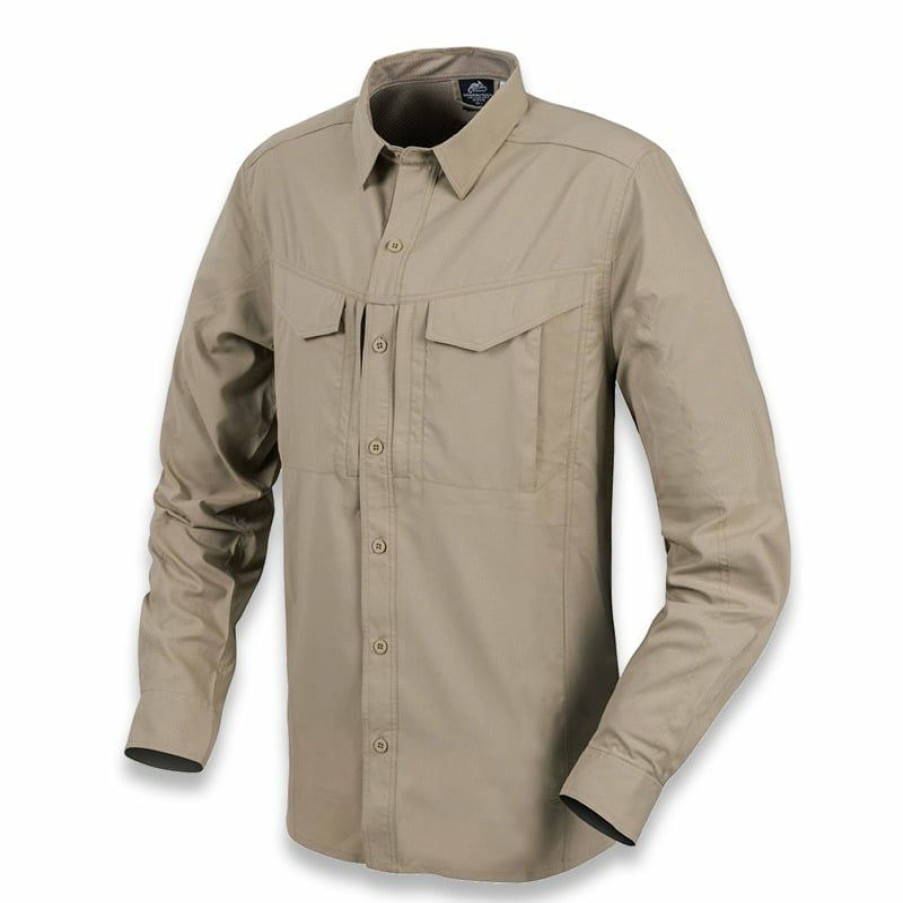 Apparel Helikon-Tex | Helikon-Tex Defender Mk2 Tropical Shirt, Silver Mink Ko-Dtr-Ps-69 Discount