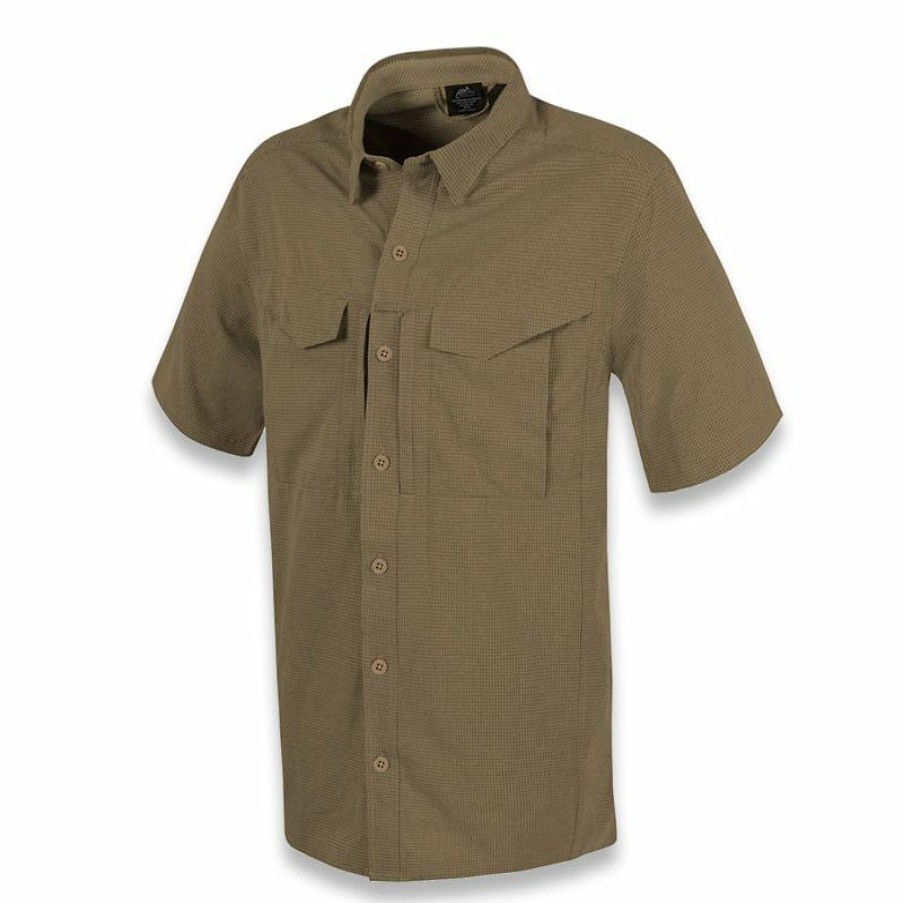 Apparel Helikon-Tex | Helikon-Tex Defender Mk2 Ultralight Shirt S/S, Silver Mink Ko-Dus-Ap-69 Original