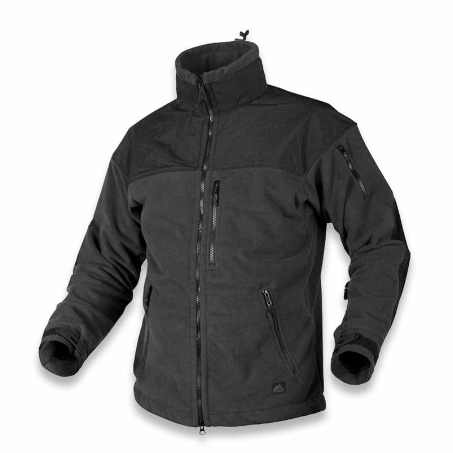 Apparel Helikon-Tex | Helikon-Tex Classic Army Fleece Windblocker Jacket, Black Bl-Caf-Fm-01 Fire Sale