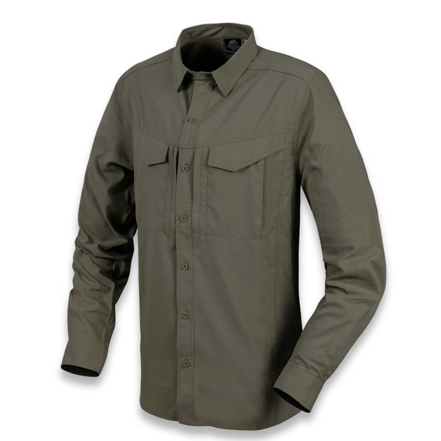 Apparel Helikon-Tex | Helikon-Tex Defender Mk2 Tropical Shirt, Dark Olive Ko-Dtr-Ps-70 Original