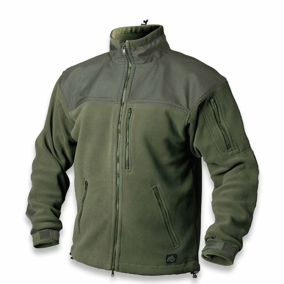 Apparel Helikon-Tex | Helikon-Tex Classic Army Fleece Jacket, Olive Drab Bl-Caf-Fl-02 Hot Sale